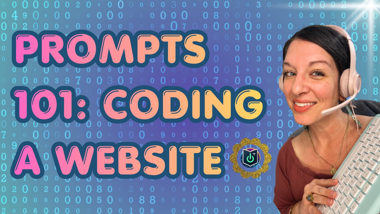 Prompts 101: Coding a Website thumbnail with Justine